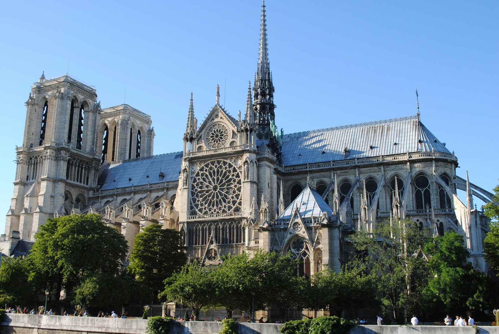 Gothic stonework detail